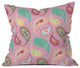 Deny Designs Pimlada Phuapradit Pastel Paisleys Outdoor Throw Pillow