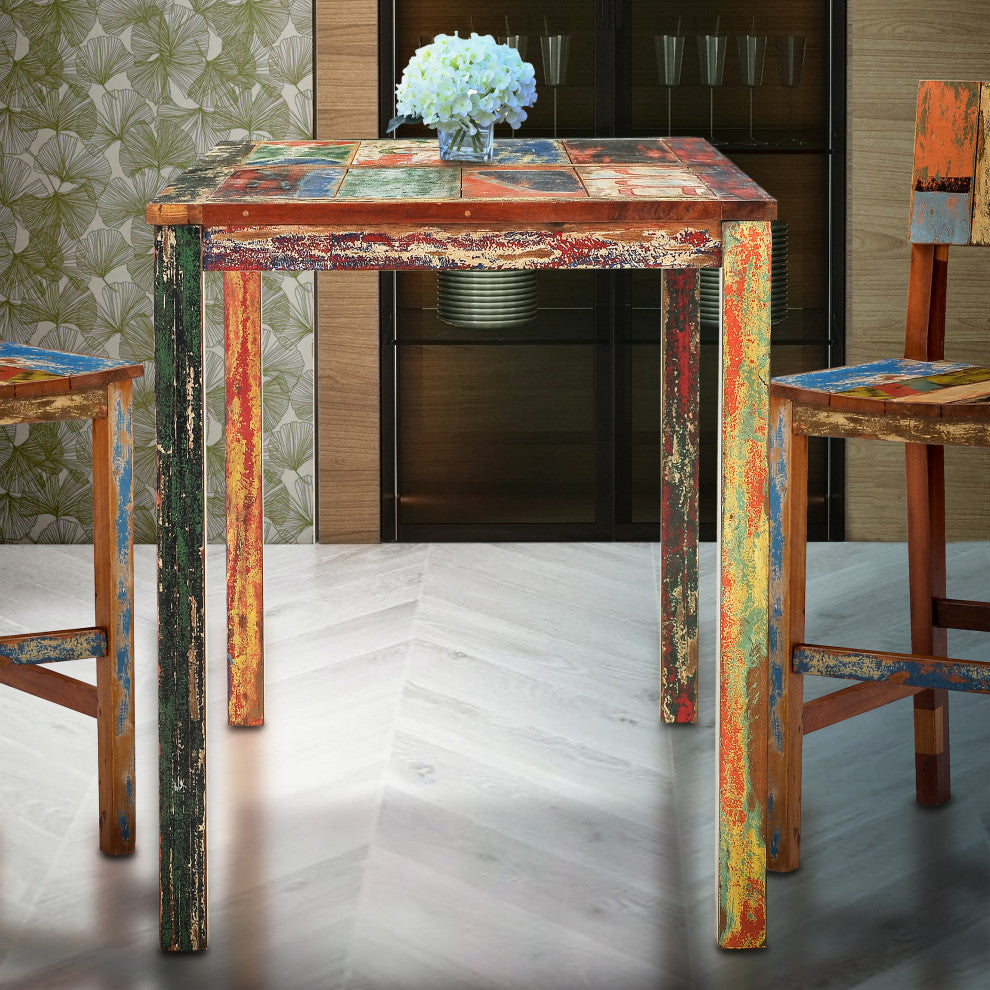 Marina Del Rey Rectangular Table, Bar Height, 63x35"
