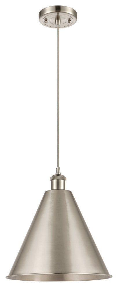 Innovations Lighting 516-1P-SN-MBC-16-SN-LED 1 Light 16" Mini Pendant