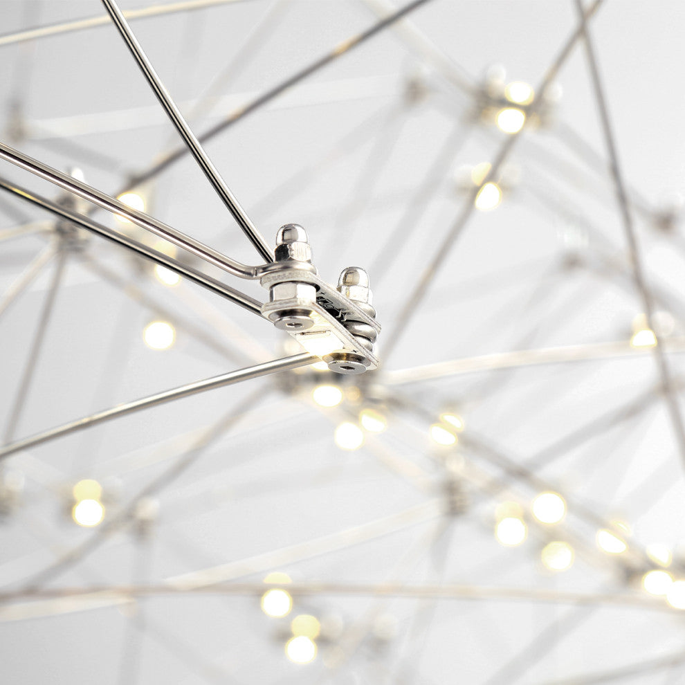 Contemporary Large Chandeliers, Chrome
