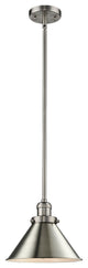 Briarcliff 1-Light LED Mini Pendant, Brushed Satin Nickel