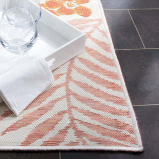 Safavieh Sunrise Collection SUN675 Indoor-Outdoor Rug, Ivory/Rust Sage, 8'x10'