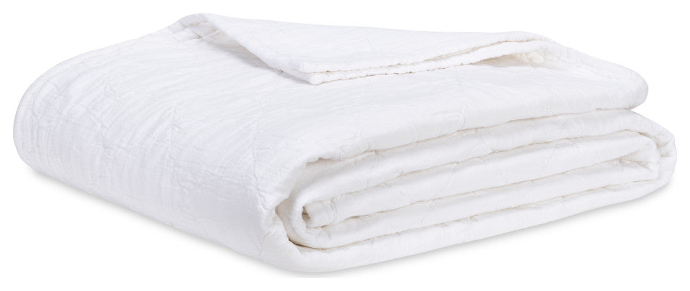 Providence Easton Blanket, White, King, Blankets