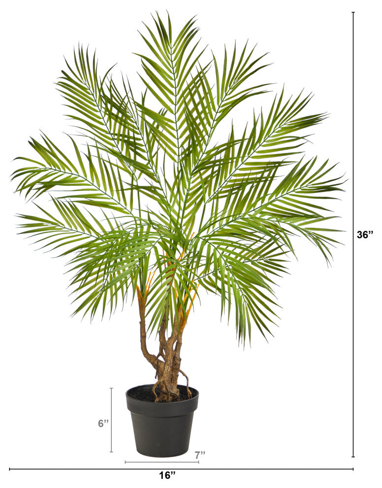 3'' Areca Artificial Palm Tree