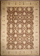 Peshawar Leigha Chocolate Hand-Knotted Rug, 10'0x13'11