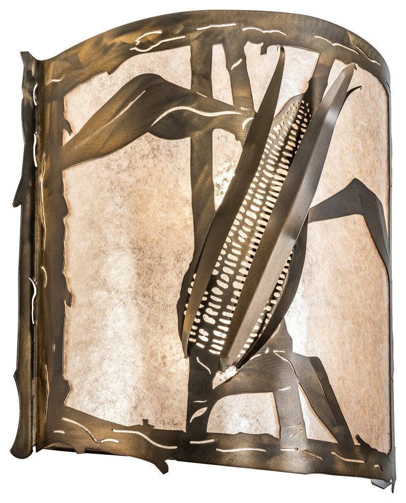 18 Wide Corn Wall Sconce