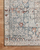 Chris Loves Julia x Loloi Jules Natural/Ocean 2'-6" x 7'-6" Area Rug