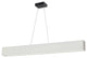 Aubrey 30W Horizontal Matte Black Pendant w/ White Shade, AUB-S5130HP-MB-790