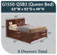 Storage Bed, Queen