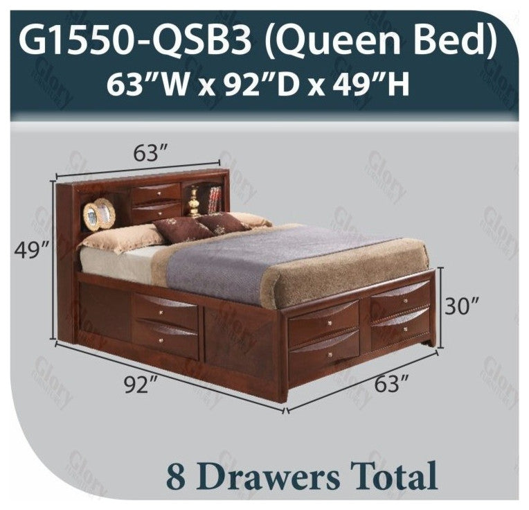 Storage Bed, Queen