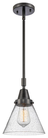 INNOVATIONS LIGHTING 447-1S-BK-G44-LED Large Cone Mini Pendant