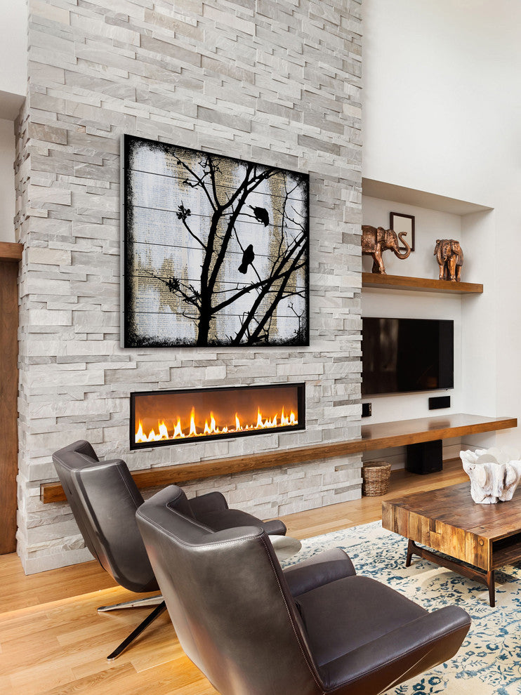Marmont Hill, "Upstairs Neighbor" by Vicki Butler Painting Print, White Wood