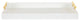 Lipton Narrow Rectangle Wood Accent Tray, White