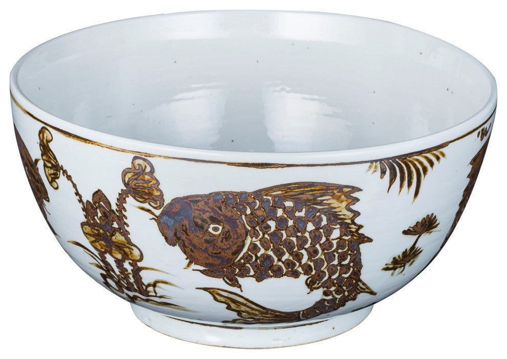 Rusty Brown Fish Bowl