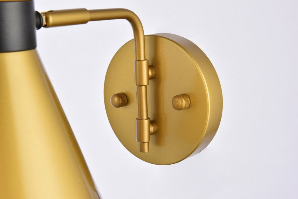 Harriet 6" Light Brass Wall Sconce