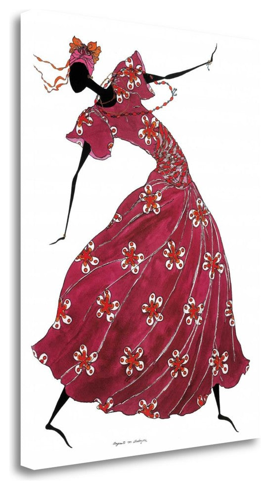 "Carnival Beads" By Augusta Asberry, Giclee Print on Gallery Wrap Canvas