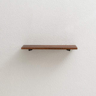 Bailey Wall Mounted Shelves, Walnut, 24"