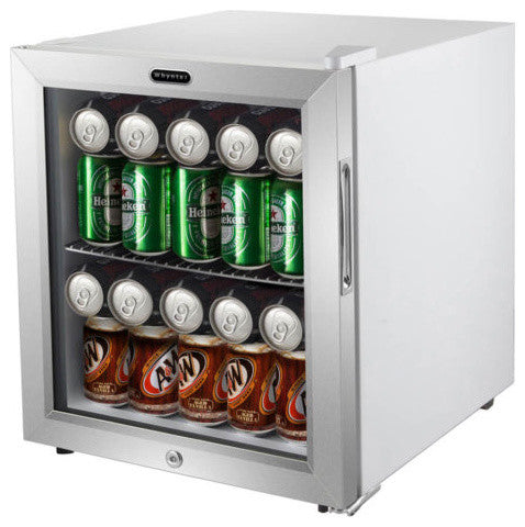 Whynter 62 Can Capacity Stainless Steel Beverage Refrigerator With Lock