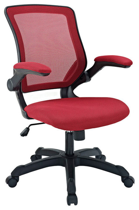 Veer Mesh Office Chair, Red