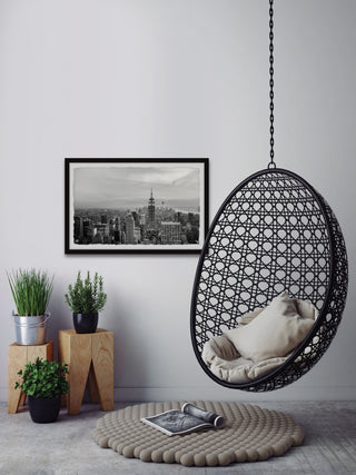"NYC High-Rise" Framed Painting Print, 18x12