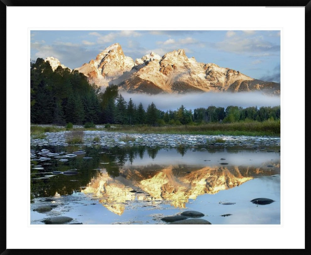 Pond Reflecting Grand Tetons, Grand Teton National Park, Wyoming, 38"x30"