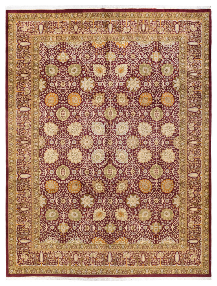 Mogul, One-of-a-Kind Hand-Knotted Area Rug Orange, 9'2"x12'1"
