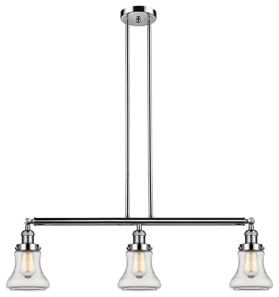Innovations Lighting 213-Pn-S-G192-Led 3 Light Dimmable Led Island Light