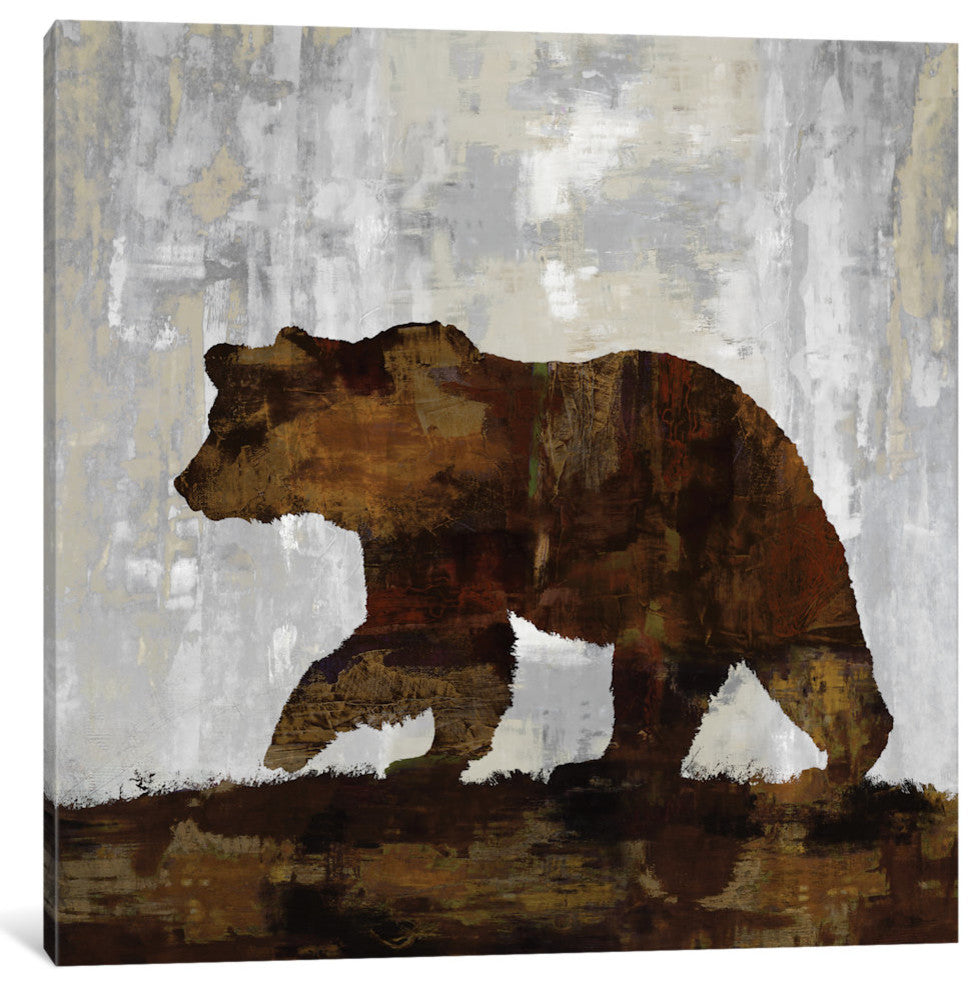"Bear" by Carl Colburn, Canvas Print, 18"x18"