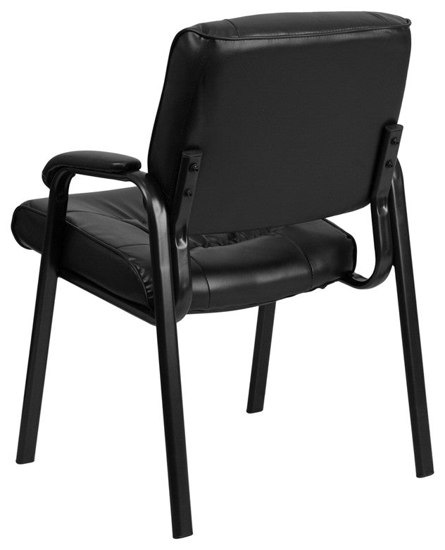 Flash Furniture Reception Guest Chair in Black