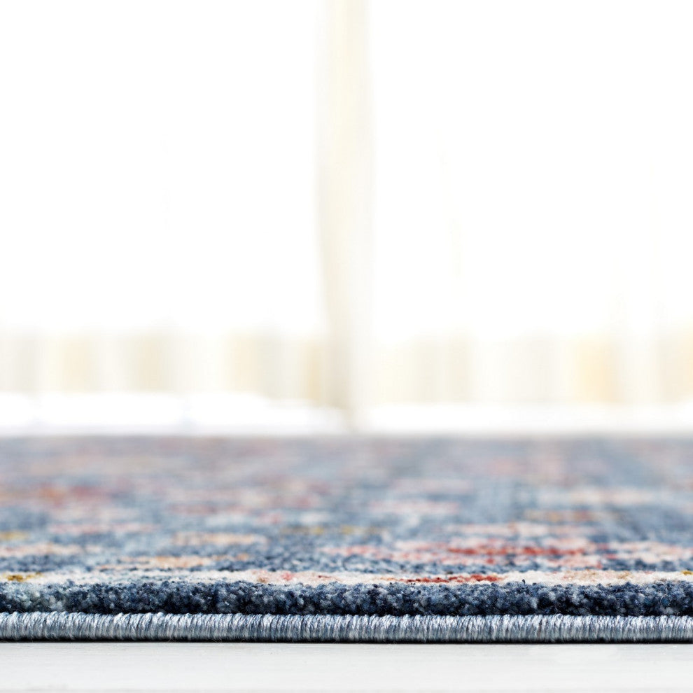 Safavieh Lauren Ralph Lauren Collection LRL1402 Rug, Navy/Ivory, 6'x9'2"