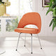 Modern Contemporary Kitchen Dining Side Chair Orange