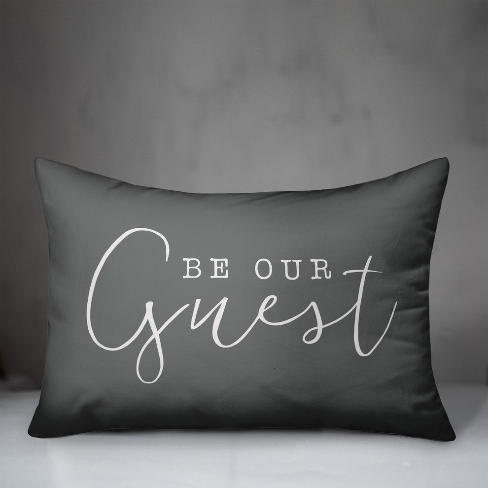 Be Our Guest Outdoor Lumbar Pillow
