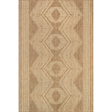Nuloom Ranya Tribal Indoor/Outdoor Contemporary Area Rug, Light Brown 4'x6'