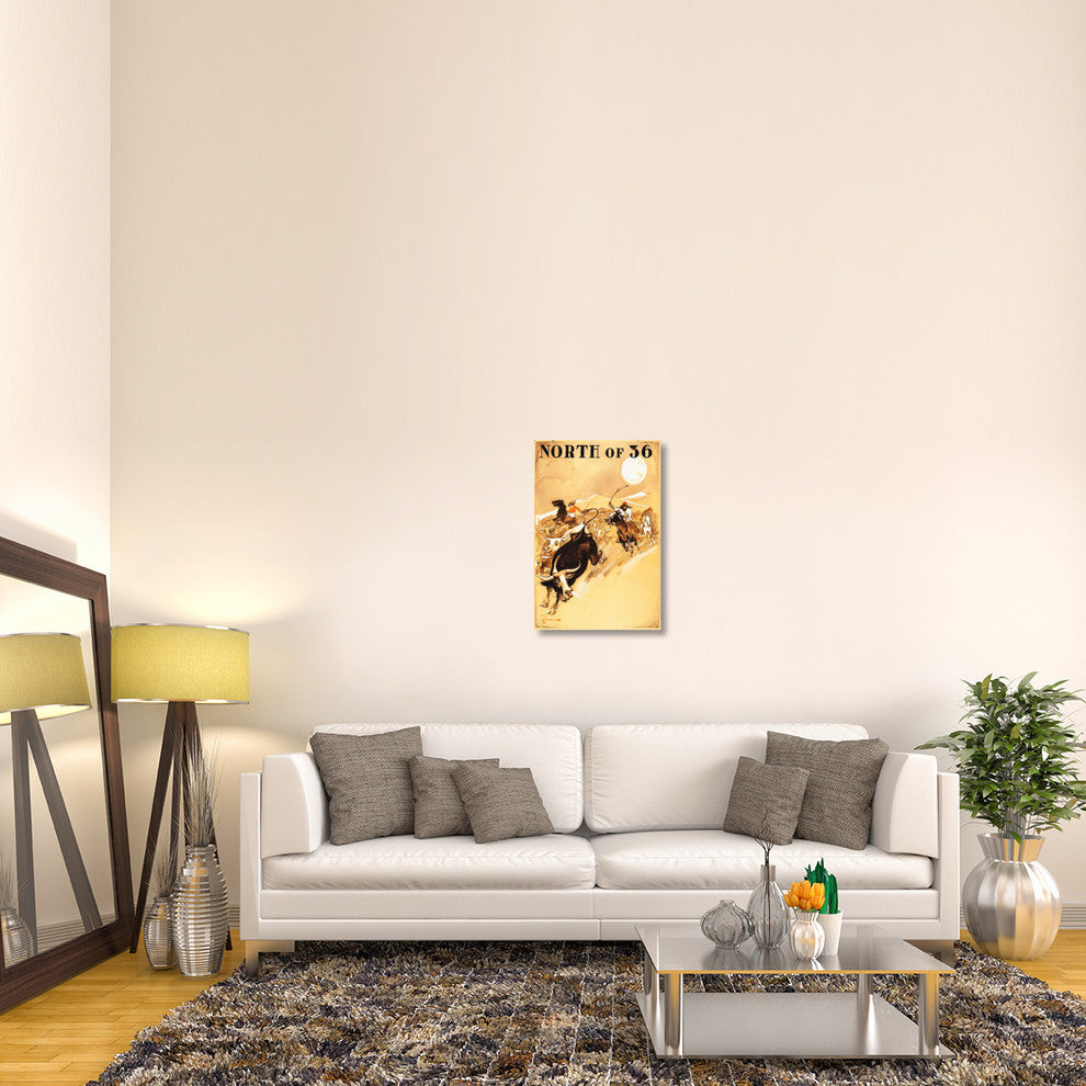 "North of 36" Stretched Canvas Giclee by Hollywood Photo Archive, 20x30"