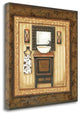 "Copper Paisley Bath II" By Jo Moulton, Giclee Print on Gallery Wrap Canvas