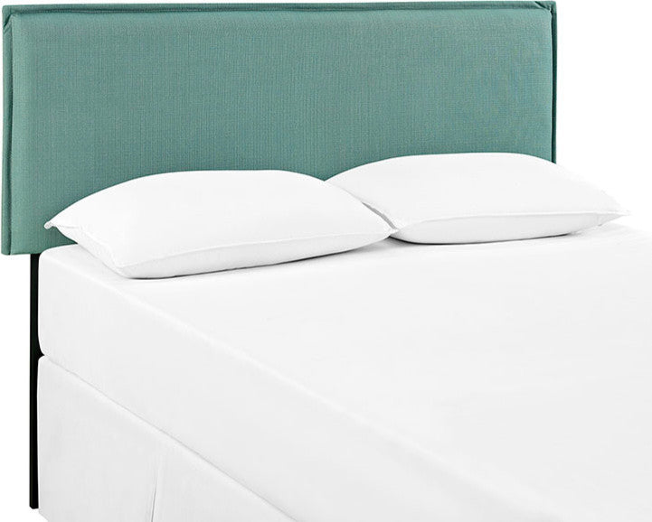 Camille Full Upholstered Fabric Headboard, Laguna