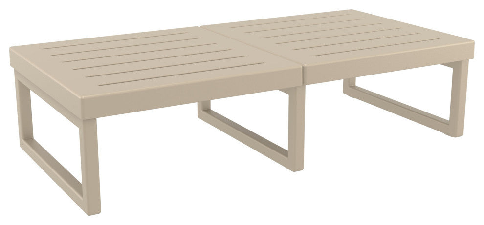 Mykonos Rectangle Lounge Table Taupe