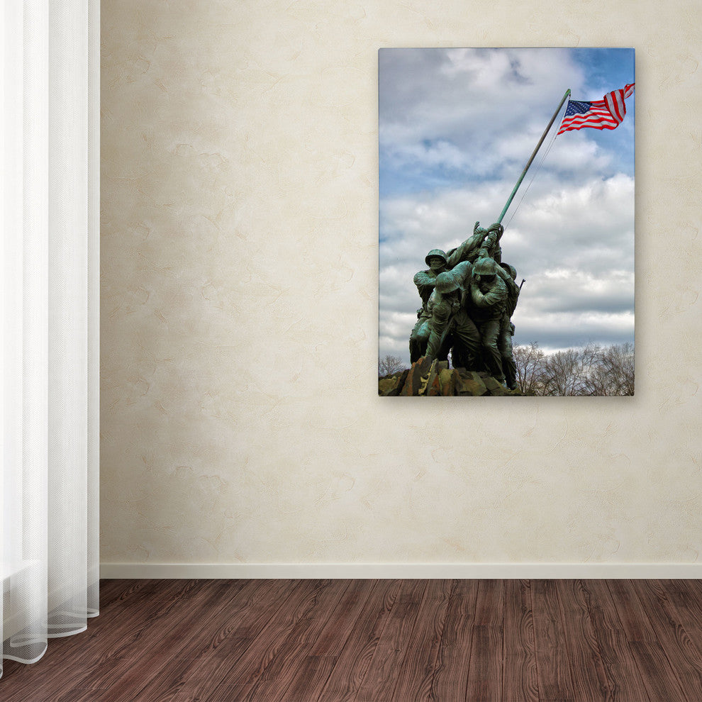 'Marine Corps Memorial 2' Canvas Art by CATeyes