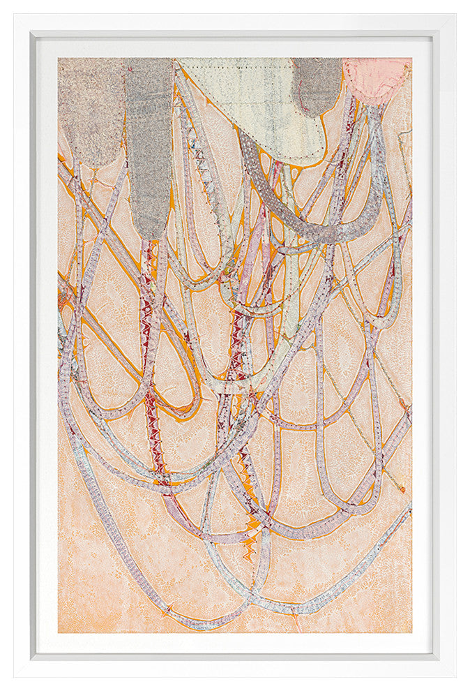Volumes Fine Art Print, White, 42"x30"