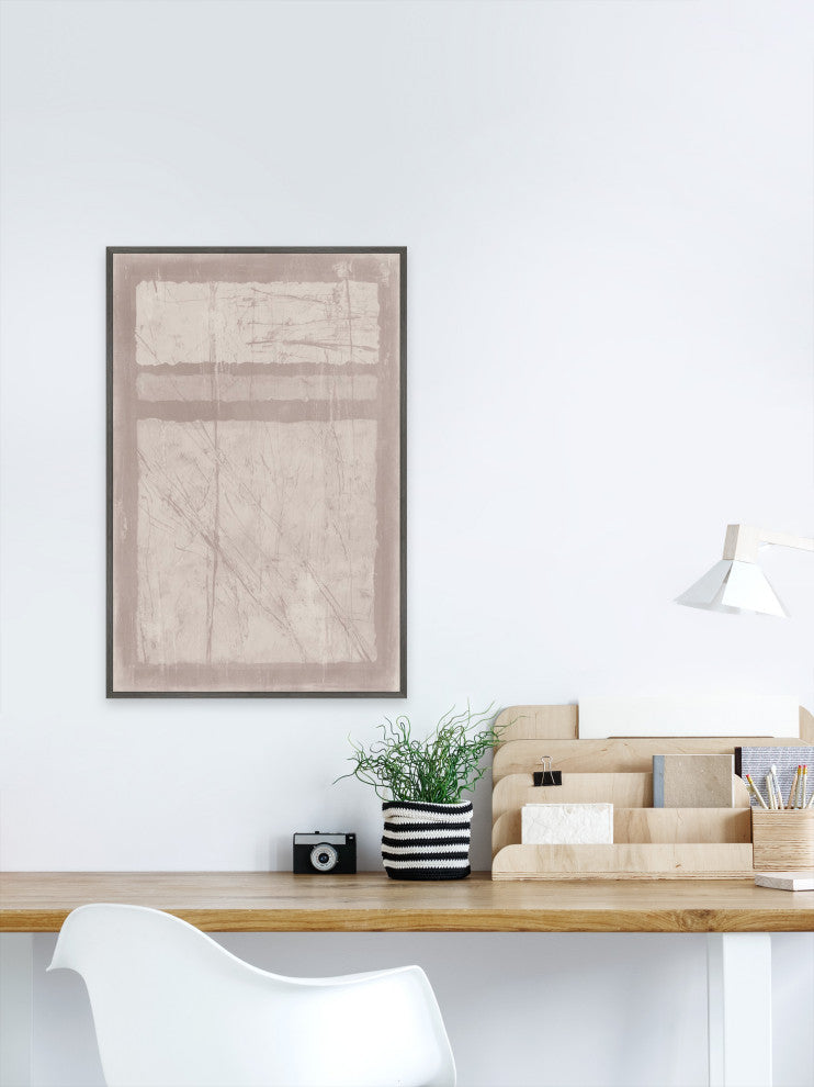 "Chipped Edge" Floater Framed Painting Print on Canvas, 16x24