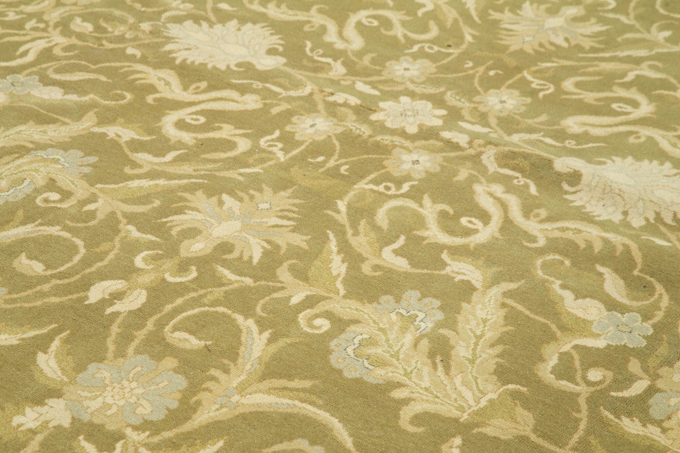 Rug N Carpet - Hand-Knotted Oriental 11' 9" x 15' 10" Large Oushak Area Rug