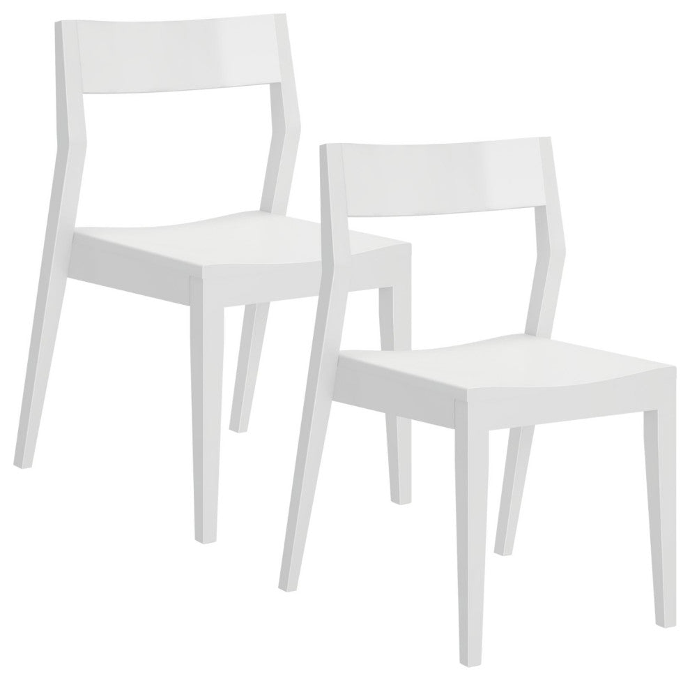 Plank+Beam Solid Wood Dining Chair 2 Pack