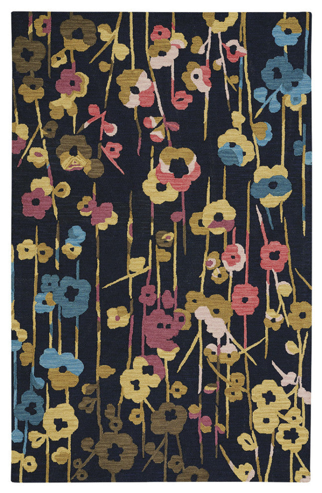 Capel Branch Dk. Blue 3294_475 Hand Tufted Rugs - 8' X 11' Rectangle