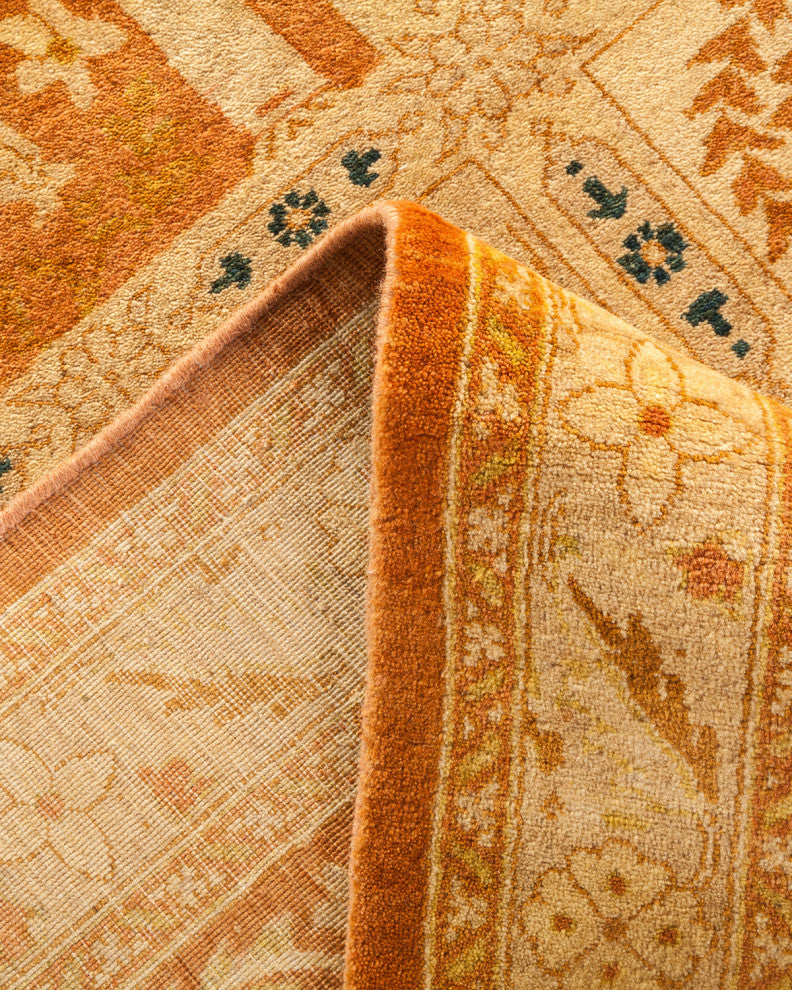 Ariana, One-of-a-Kind Hand-Knotted Area Rug Brown, 10'2"x13'8"