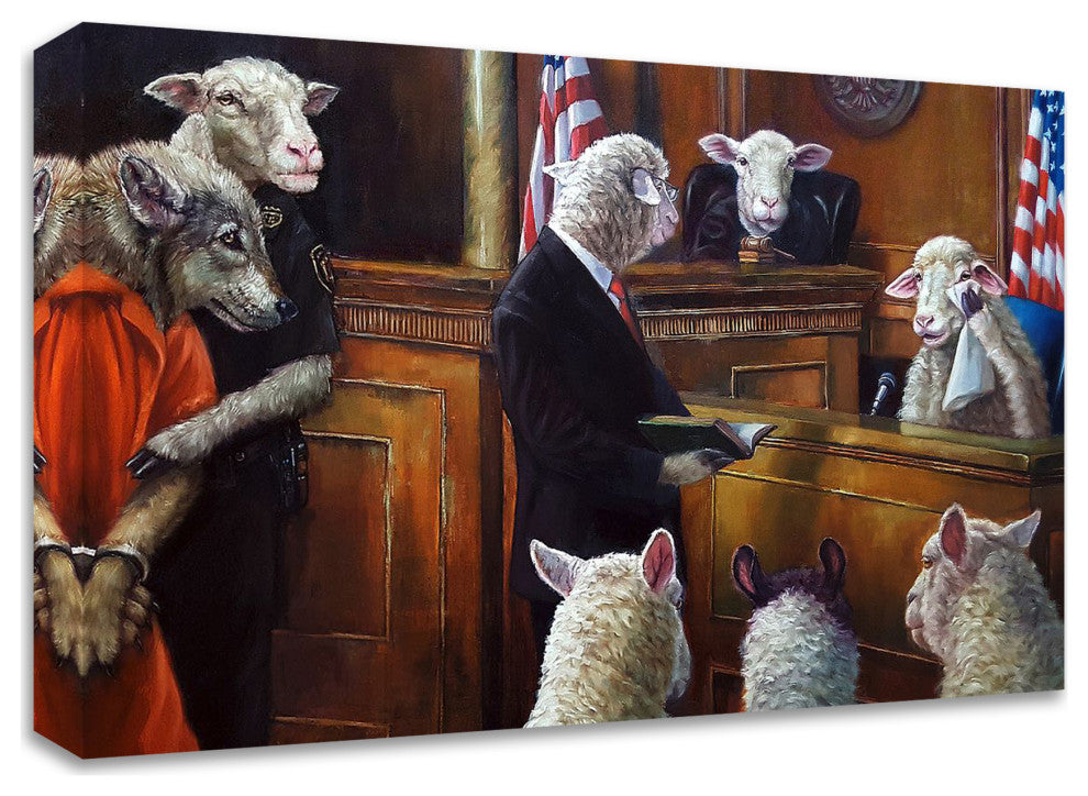 "Eyewitness" by Lucia Heffernan, Print on Canvas, 24"x15"