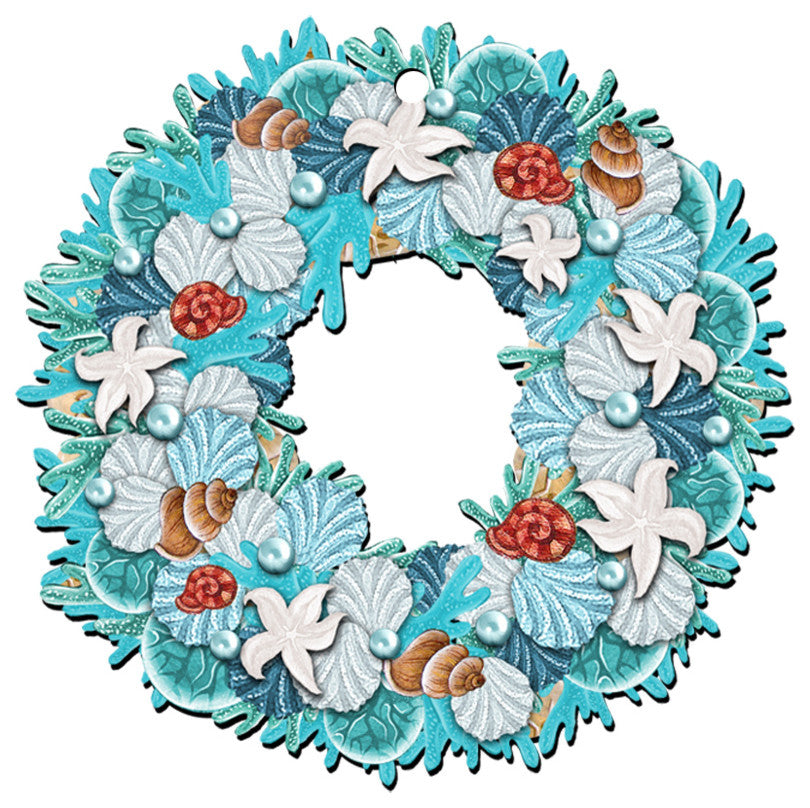 Coastal Wreath Ornament