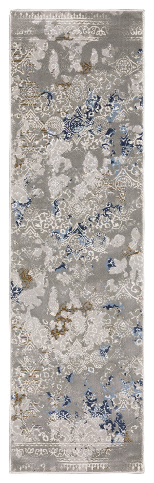 Oriental Weavers Easton 7111F Abstract Rug, Gray, 5'3"x7'6"