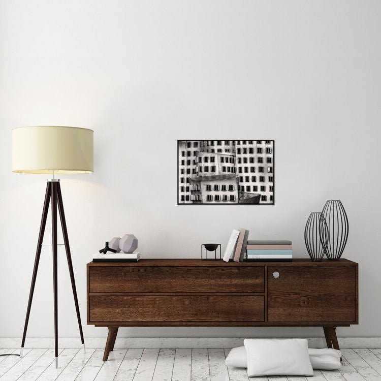 "Windows" Framed Canvas Giclee by Dennis Mohrmann, 31x21"