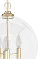 Hunter High Oaks Palm Gold 3 Light Pendant Ceiling Light