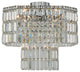 Livelli 20x17" 6 Light Semi-Flush, Polished Chrome